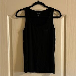 White House Black Market Black Scoop Neck Tank